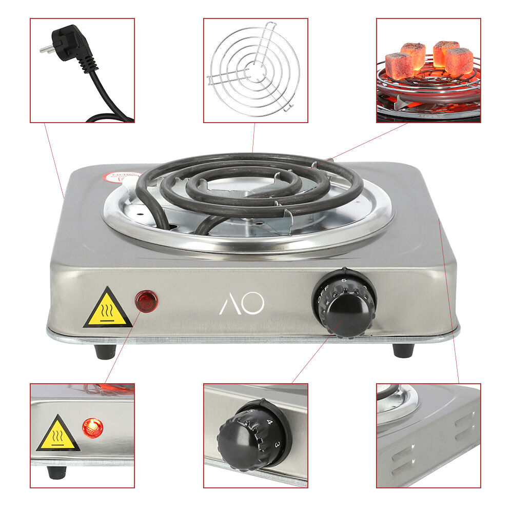 AO Blazer Premium Kohleanzünder Edelstahl 1000W