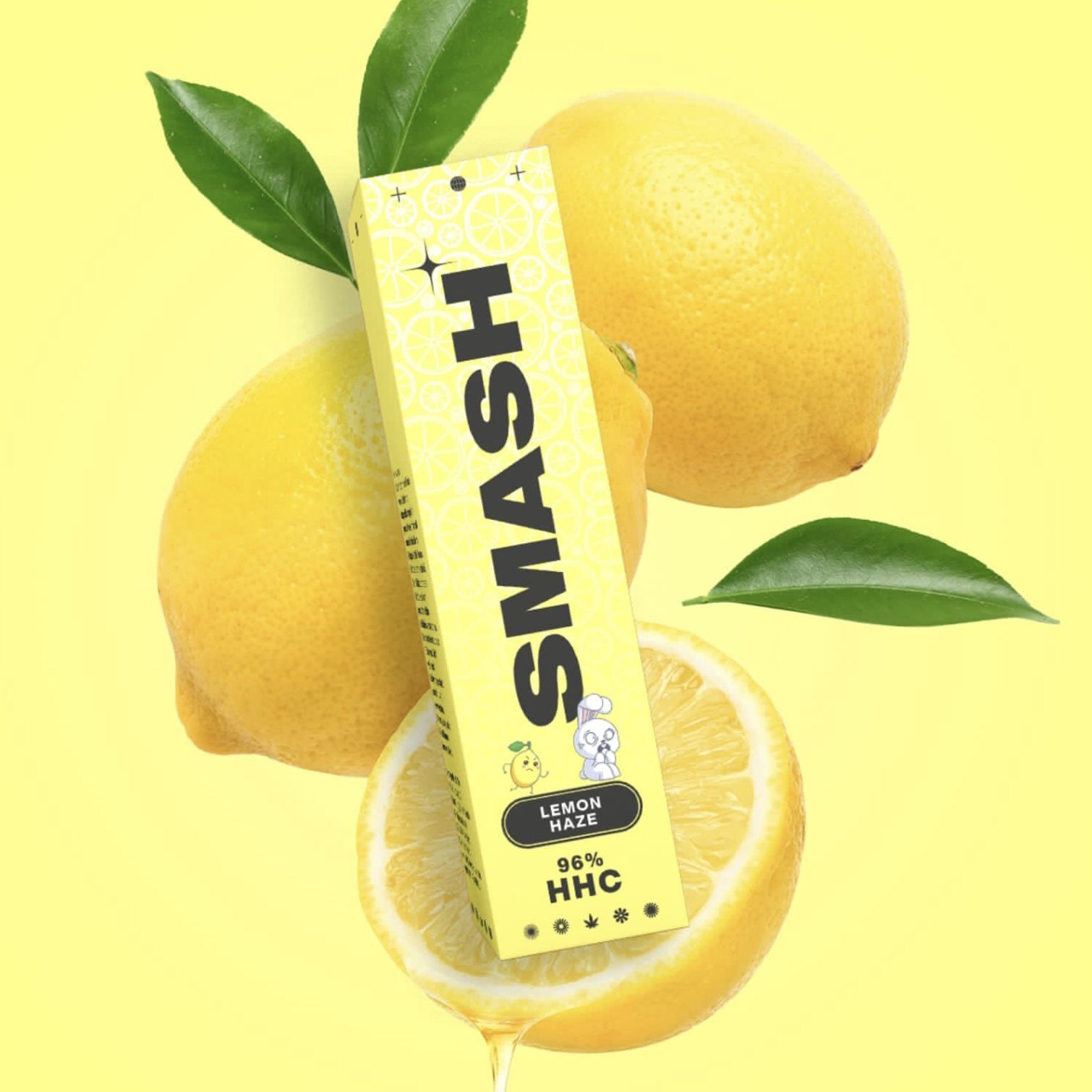 Smash HHC Vape 1ml Lemon Haze