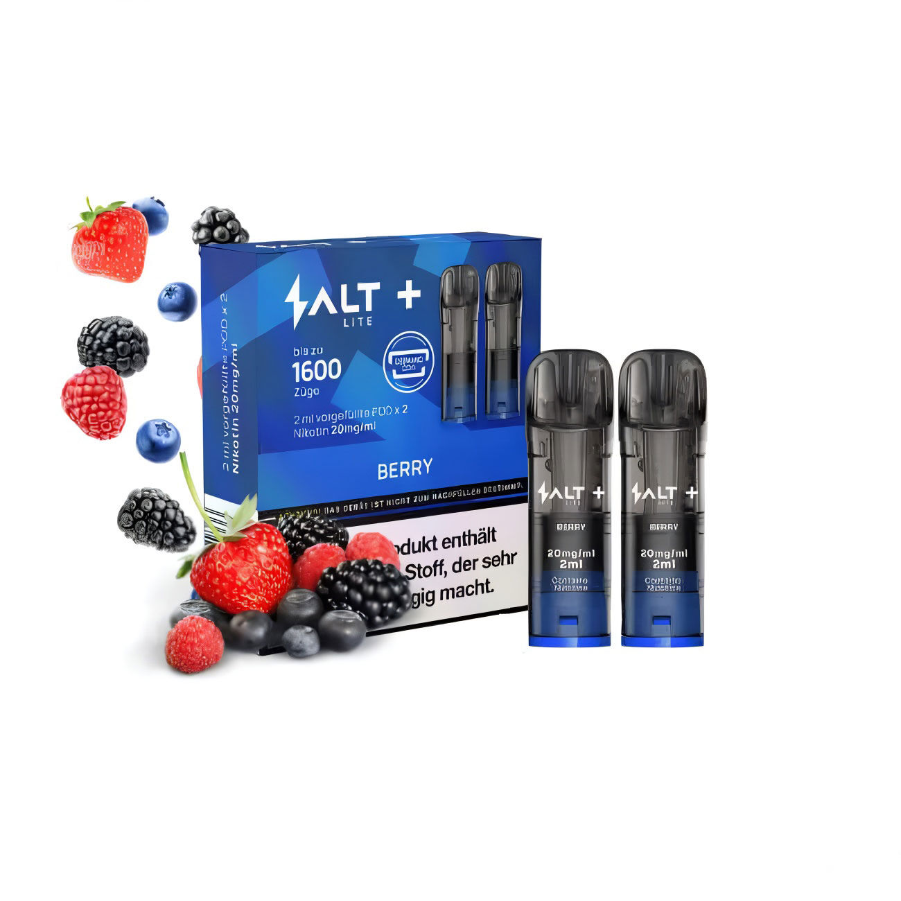 Salt Plus Lite Pods 20mg Berry