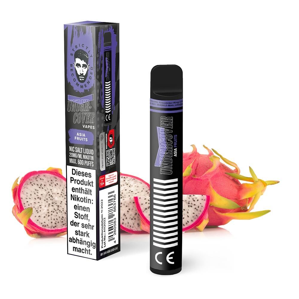 Undercover Vapes 600 by Samra Asia Fruits