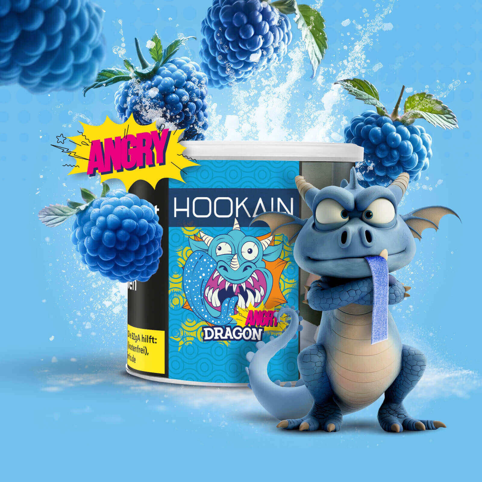 Hookain Tabak 200g Angry Dragon