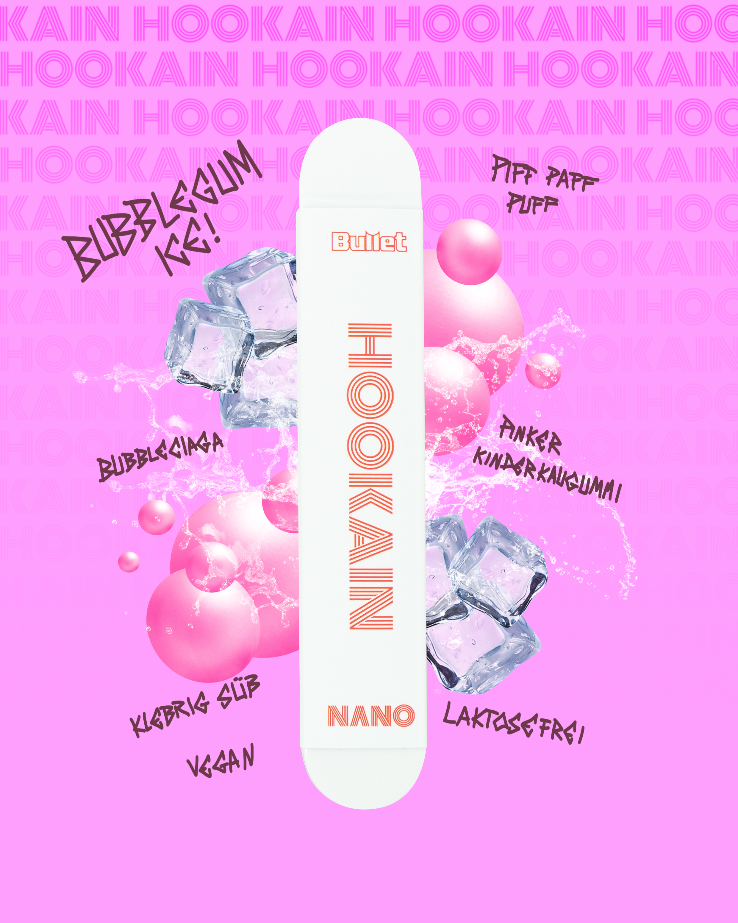 Hookain Nano X Vape Bubblegum Ice Hookain Nano X Vape Bubblegum Ice