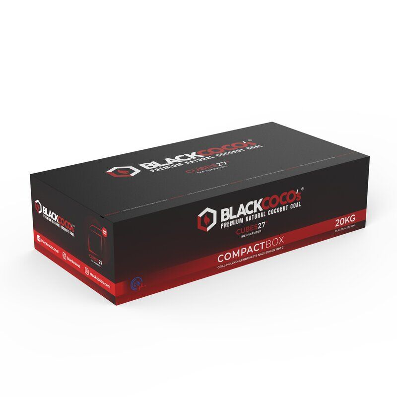 Black Cocos Naturkohle 27mm 20Kg