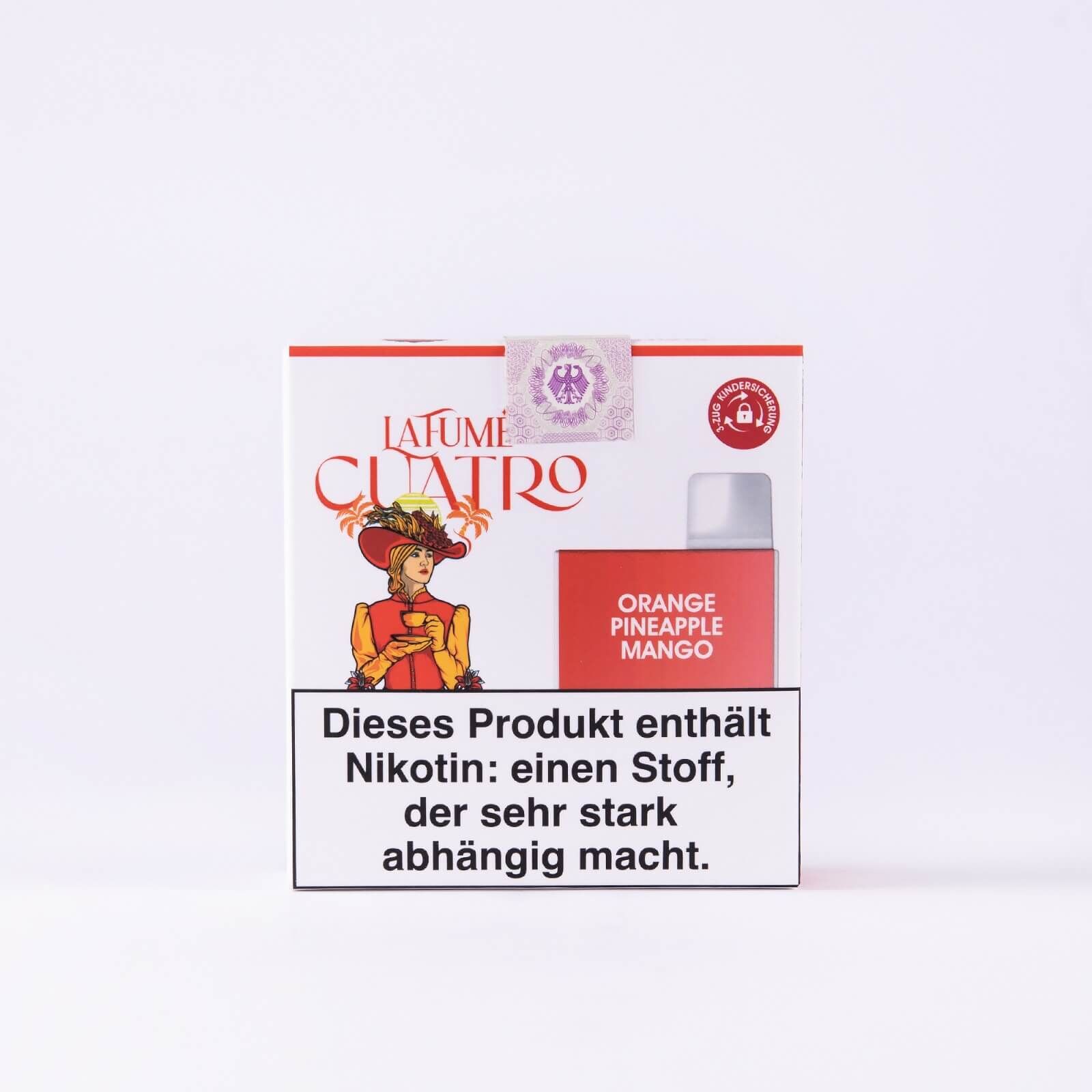 La Fume Cuatro Orange Pineapple Mango