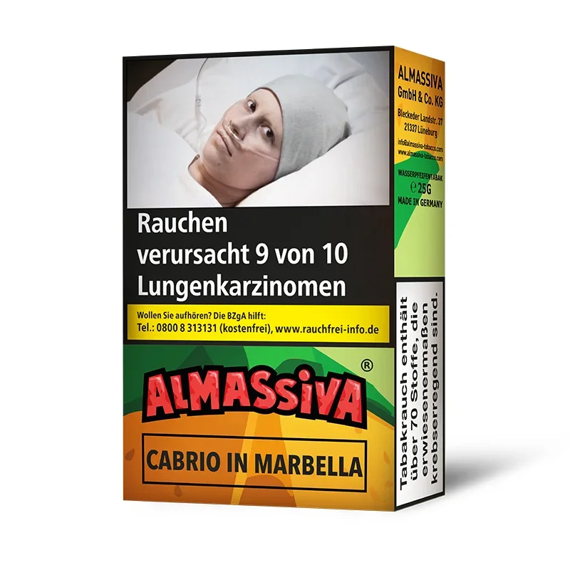 Al Massiva Tobacco 25g Cabrio in Marbella