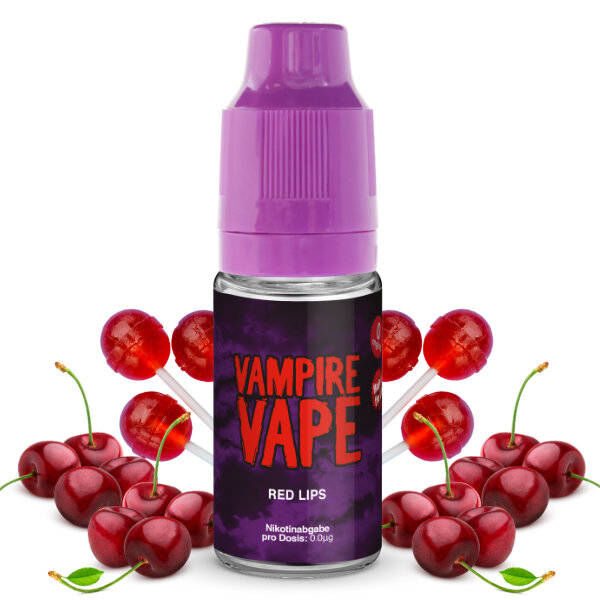 Vampire Vape Liquid 12mg Red Lips