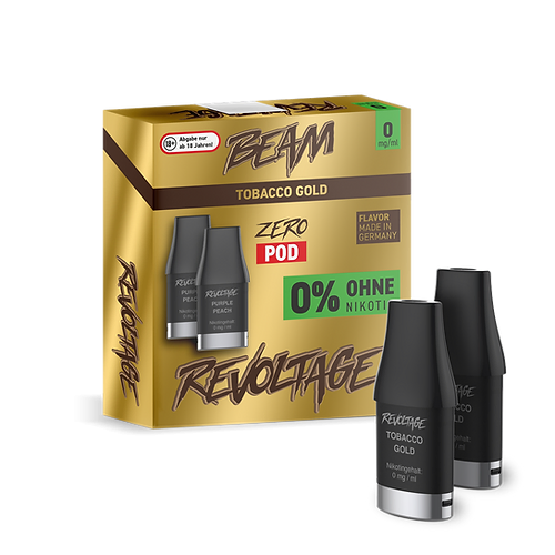 Revoltage Beam Pod 2er Tobacco Gold 0 mg/ml