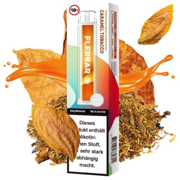 FlerBar Einwegvape Caramel Tobacco FlerBar Einwegvape