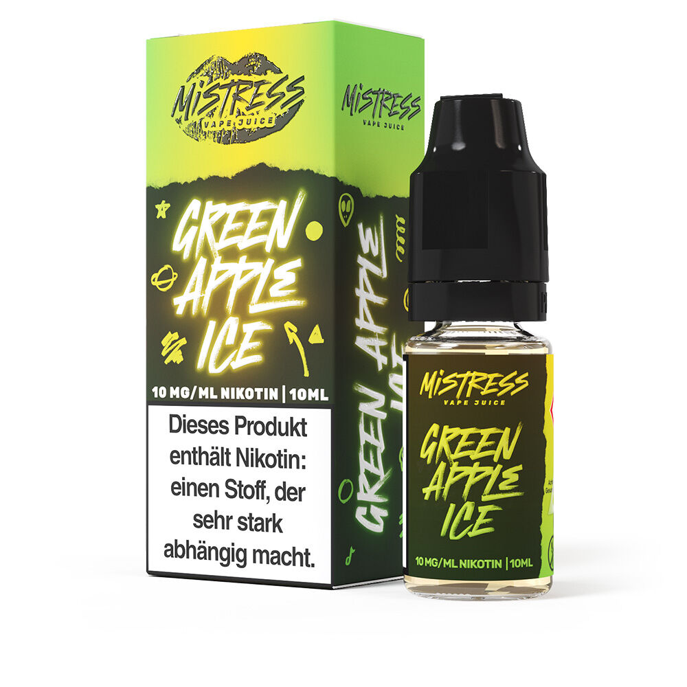 Mistress Vape Juice 10ml Green Apple 20 mg/ml