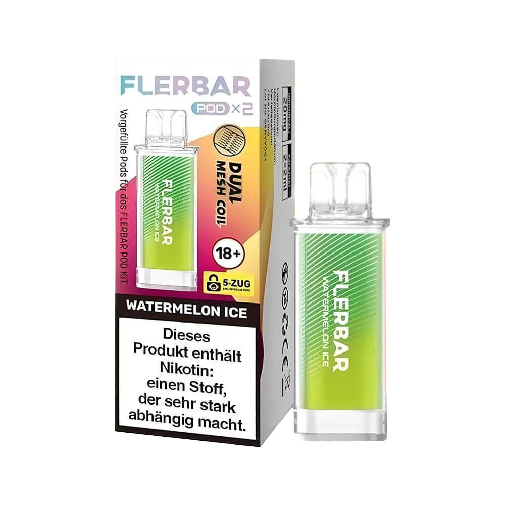 Flerbar Pods 20mg Watermelon Ice