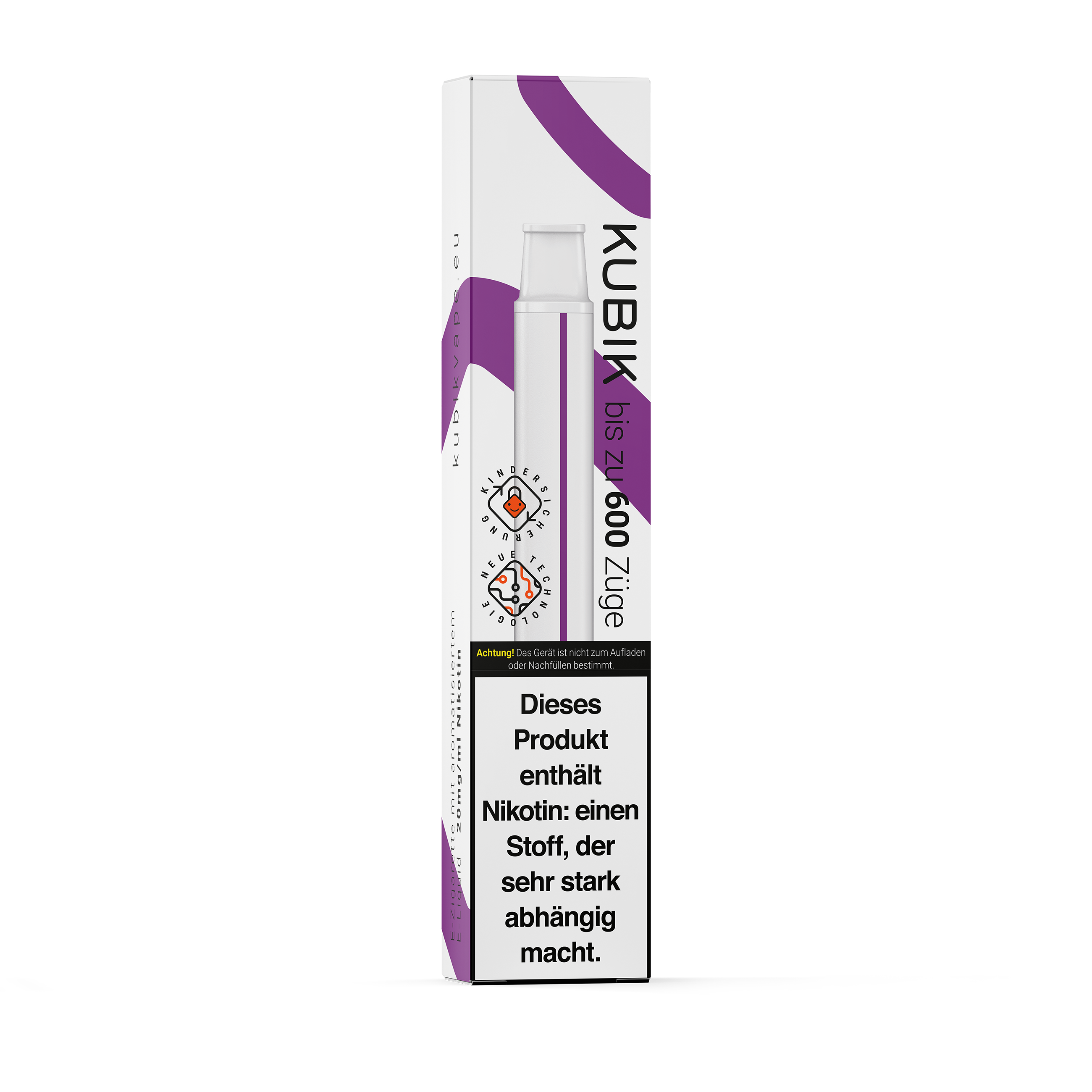 Kubik Einweg Vape 600 Grape Ice Kubik Einweg Vape 600 Grape Ice