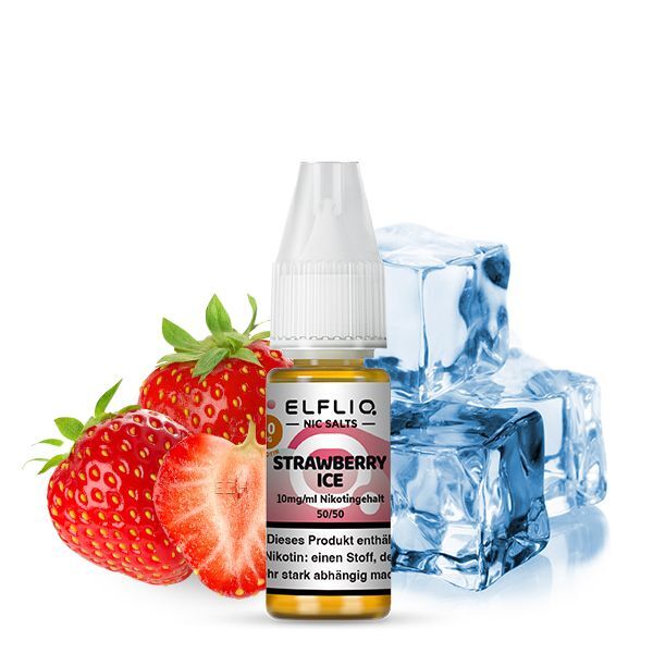 Elfbar Elfliq Strawberry Ice-20mg Nicsalt 
