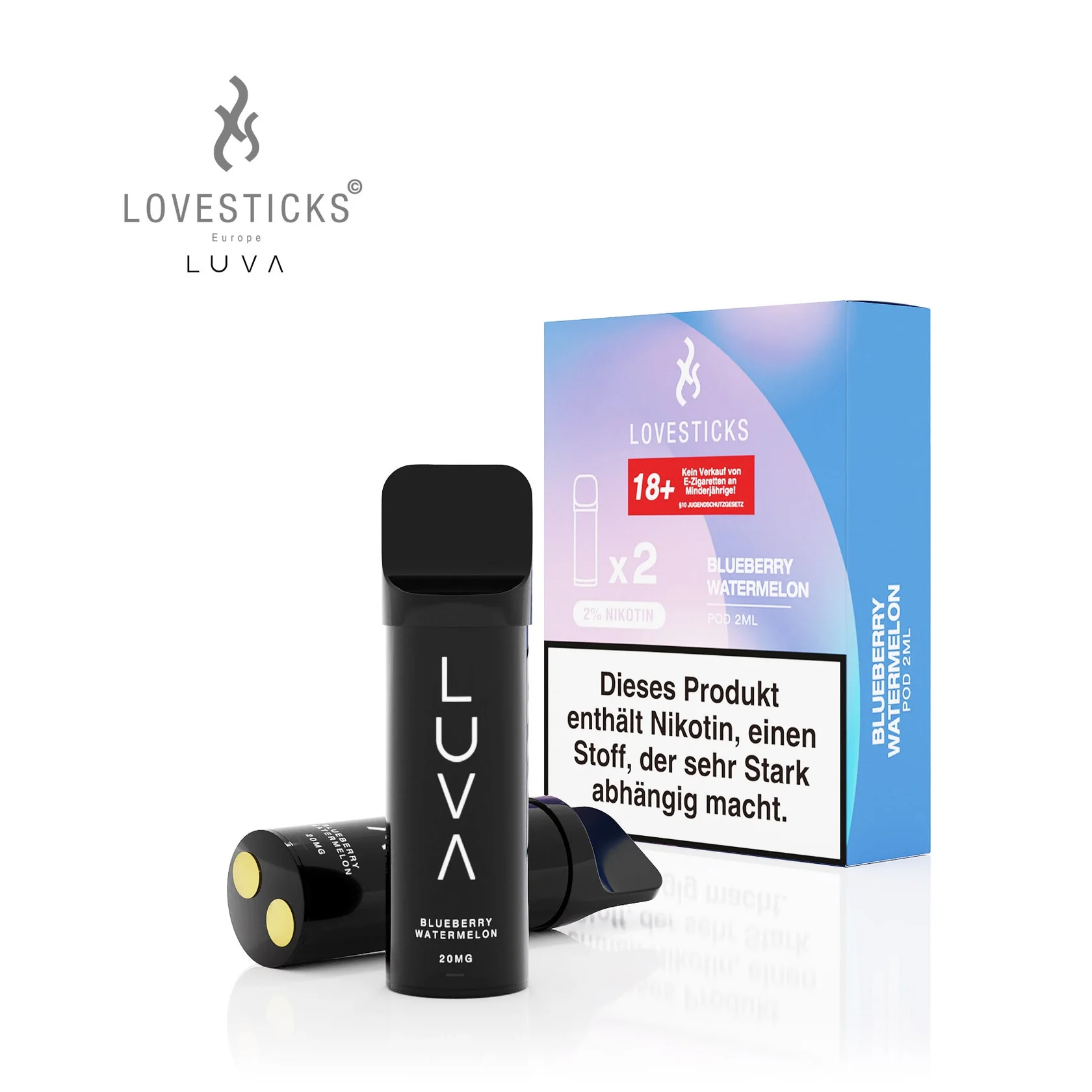 Lovestick Luva Pod 2er Blueberry Watermelon Lovestick Luva Pod 2er