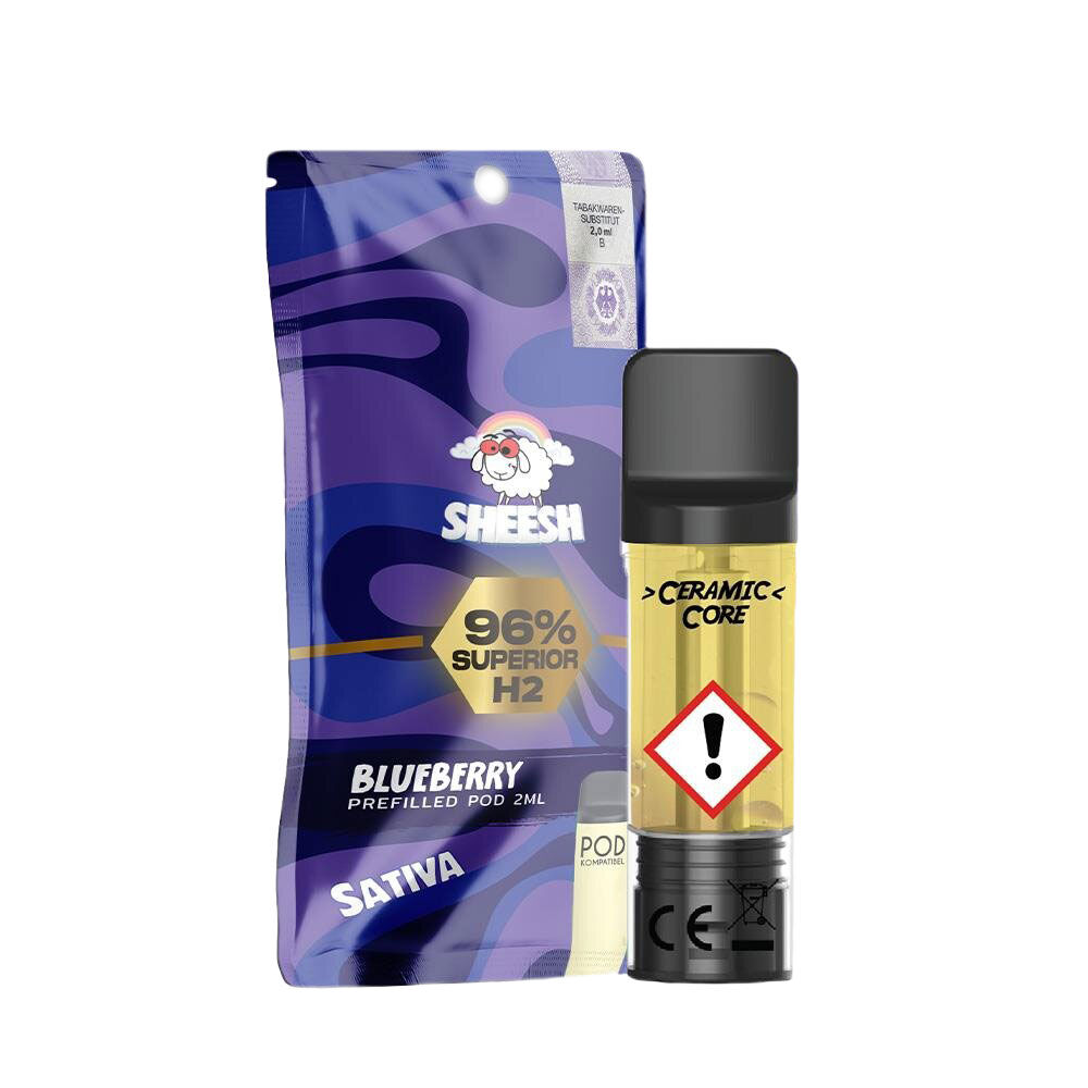 Sheesh Pod 96% H2 Superior 2ml Blueberry
