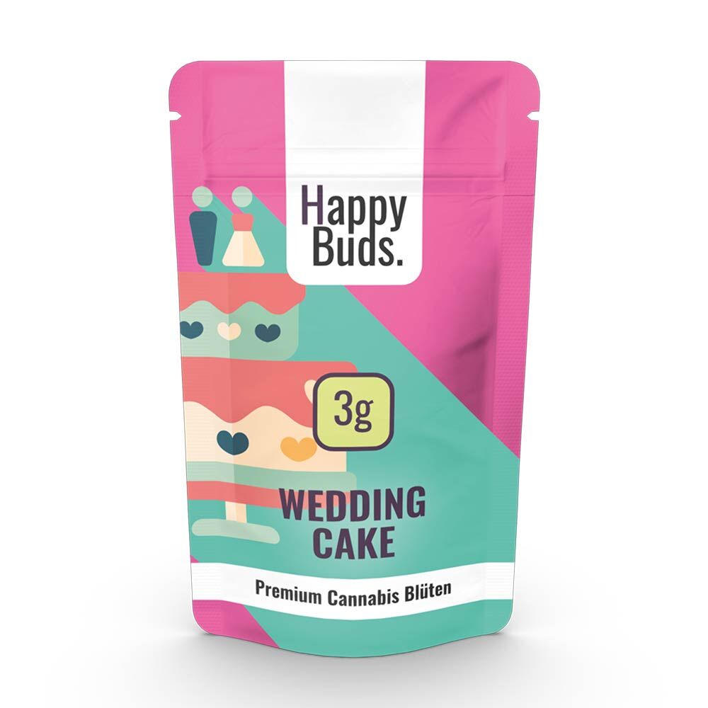 Happy Buds Wedding Cake 3g