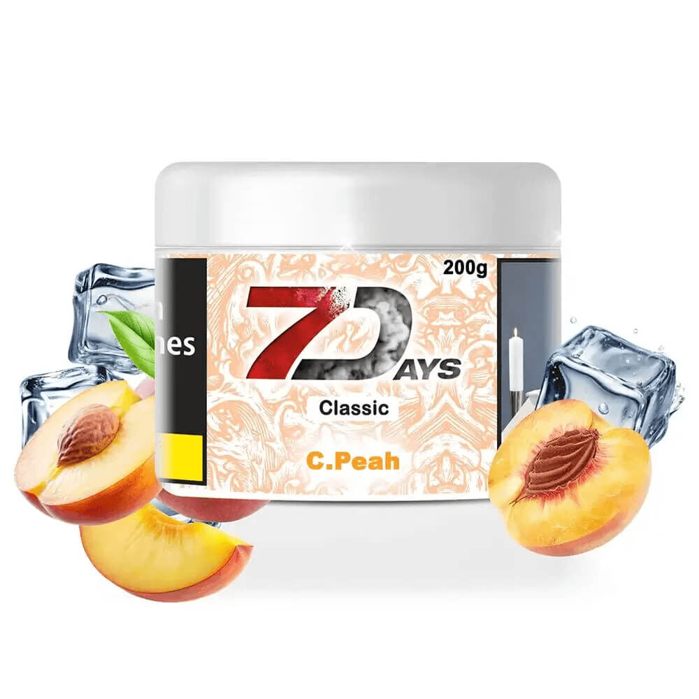 7days Shisha Tabak 200g C. Peach