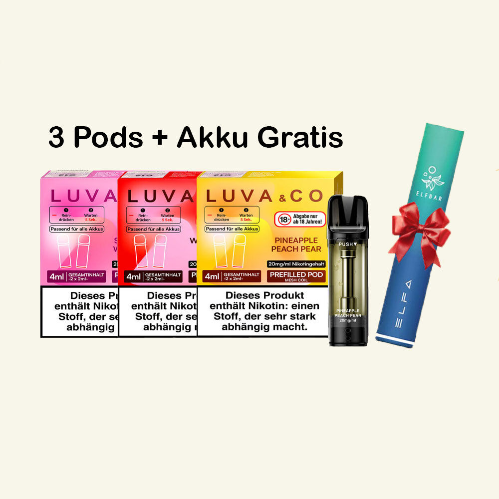 Luva & Co  3 Pods + 1 Gratis Gerät