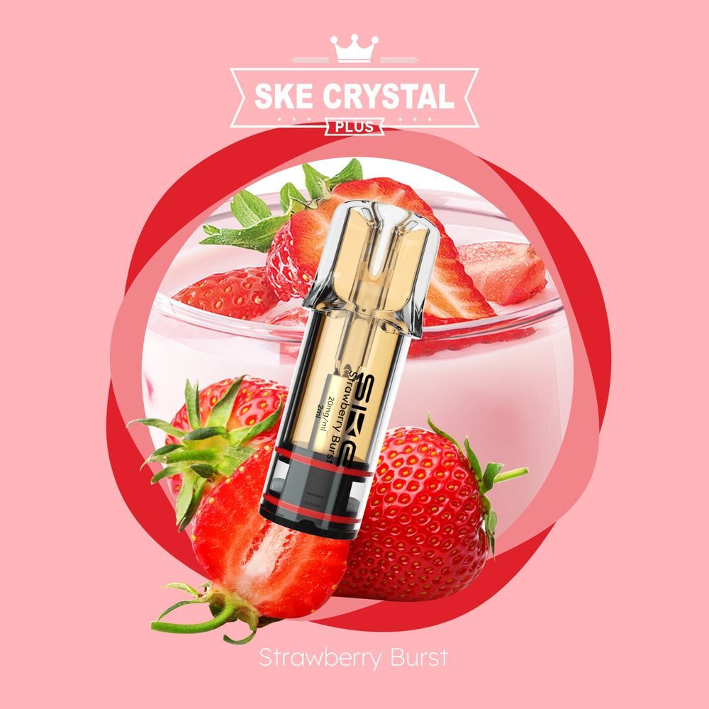 Crystal SKE Plus Pods Strawberry Brust