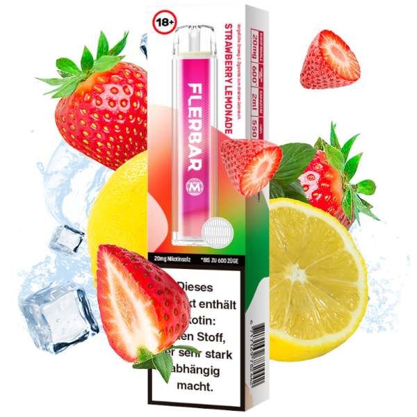 FlerBar Einwegvape Strawberry Lemonade FlerBar Einwegvape