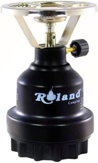 Roland gaskocher Klein Metal Rot + 6 Kartuschen