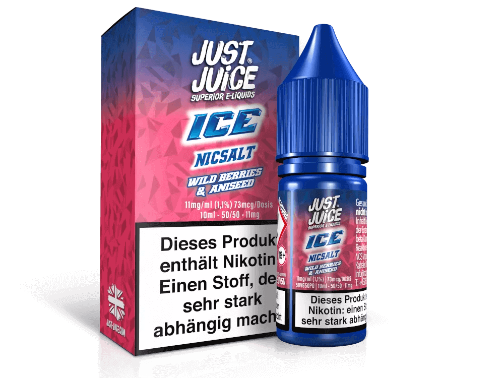 Just Juice Nikotinsalz 10ml Wild Berries & Aniseed 11 mg/ml