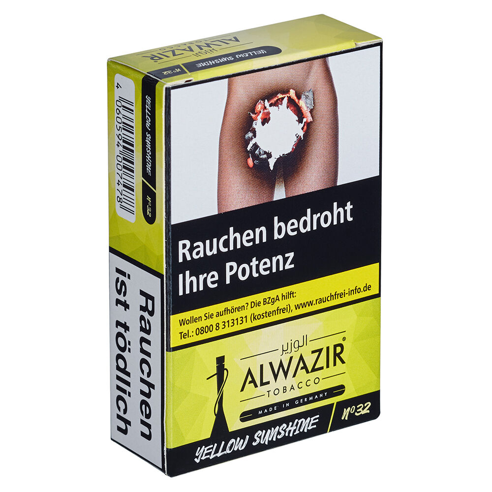 Al Wazir Tabak 20g No.32 Yellow Sunshine