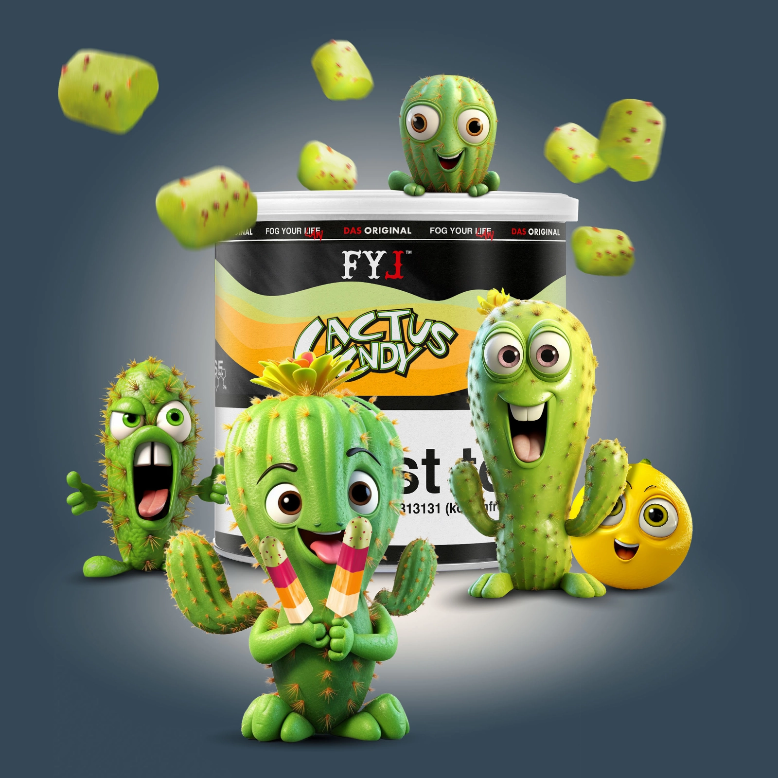 Fog Your Law Dry Base mit Aroma 70g Cactus Cndy Fog Your Law Dry Base mit Aroma 70g Cactus Cndy