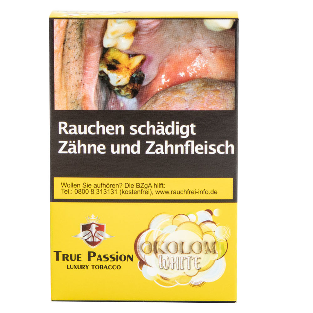 True Passion Tabak 25g Okolom White