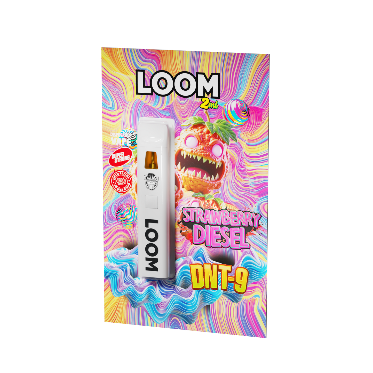 Loom DNT-9 Vape Pen 2ml Strawberry Diesel