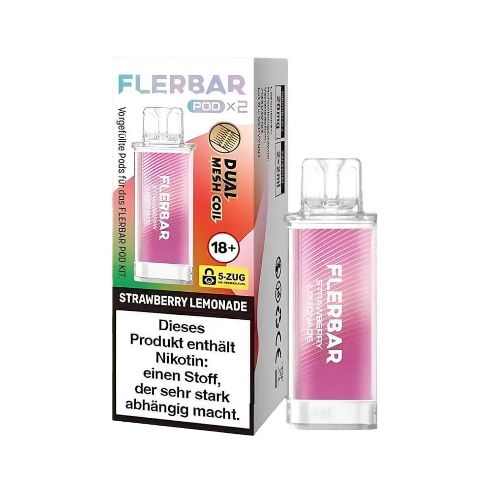Flerbar Pods 20mg Strawberry Lemonade