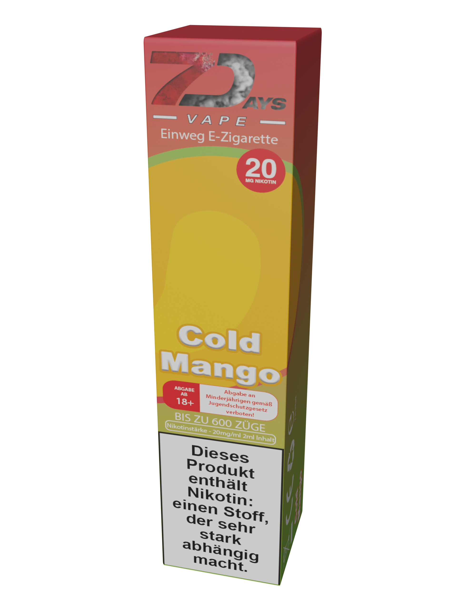 7Days Einweg Vape Cold Mango 7Days Einweg Vape Cold Mango