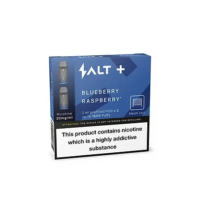 Salt Plus Pod System 2er Pod Blueberry Raspberry Salt Plus Pod System 2er Pod Blueberry Raspberry
