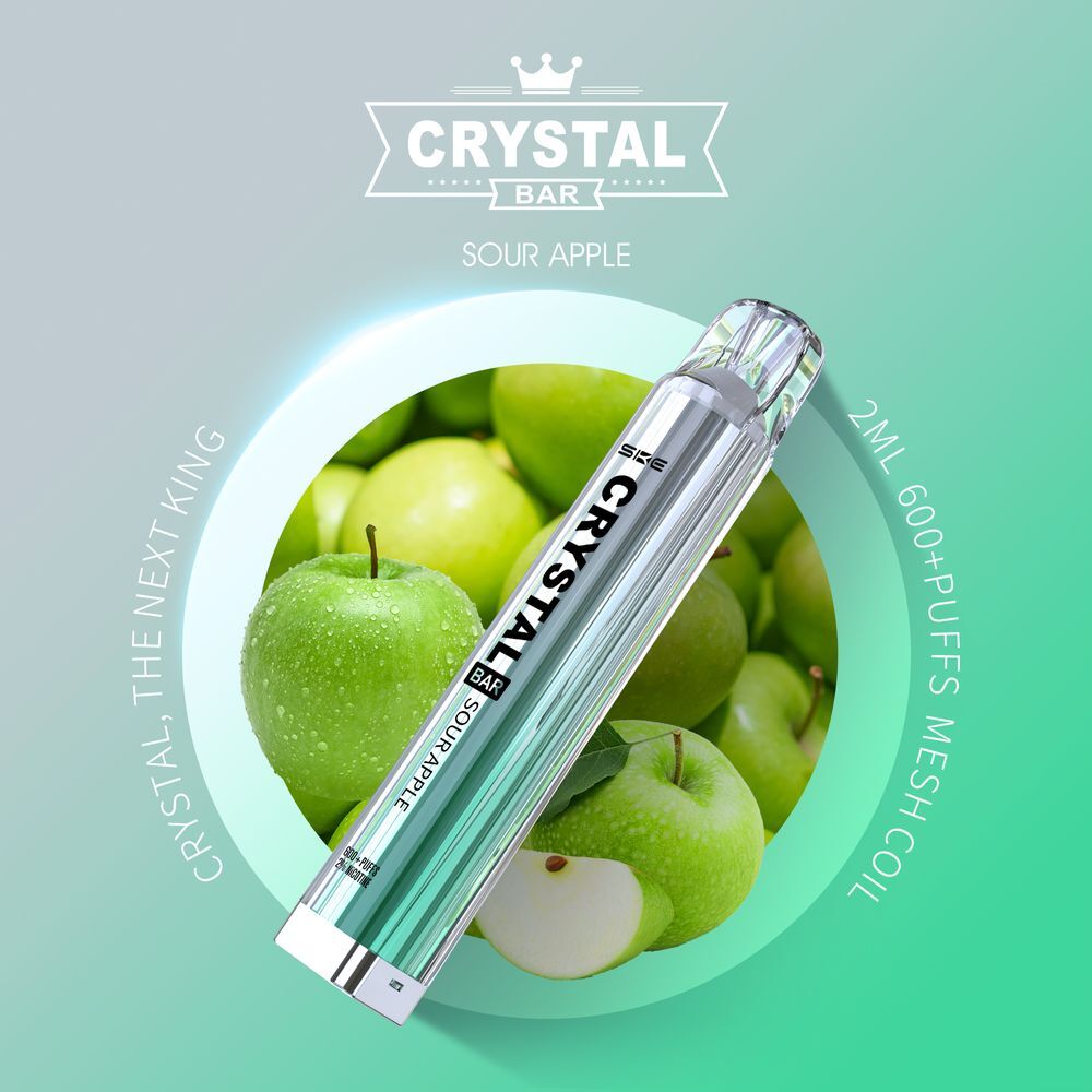 Crystal Bar SKE  600 Sour Apple