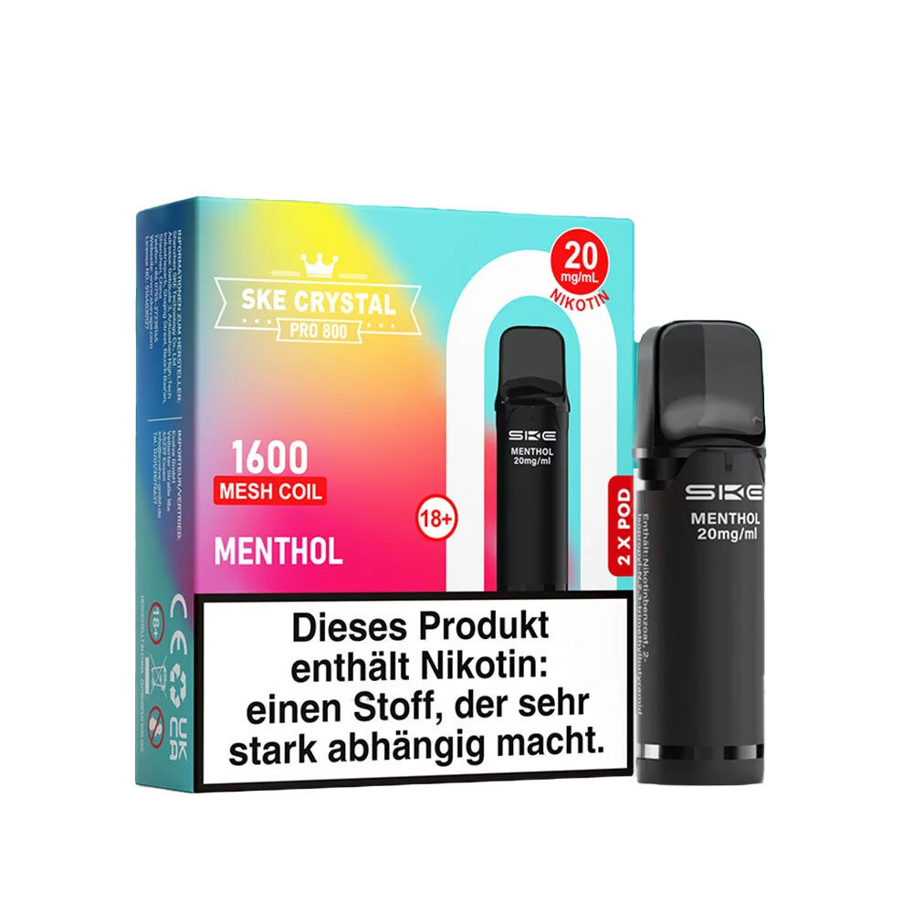 SKE Crystal Pods Pro 800 Menthol