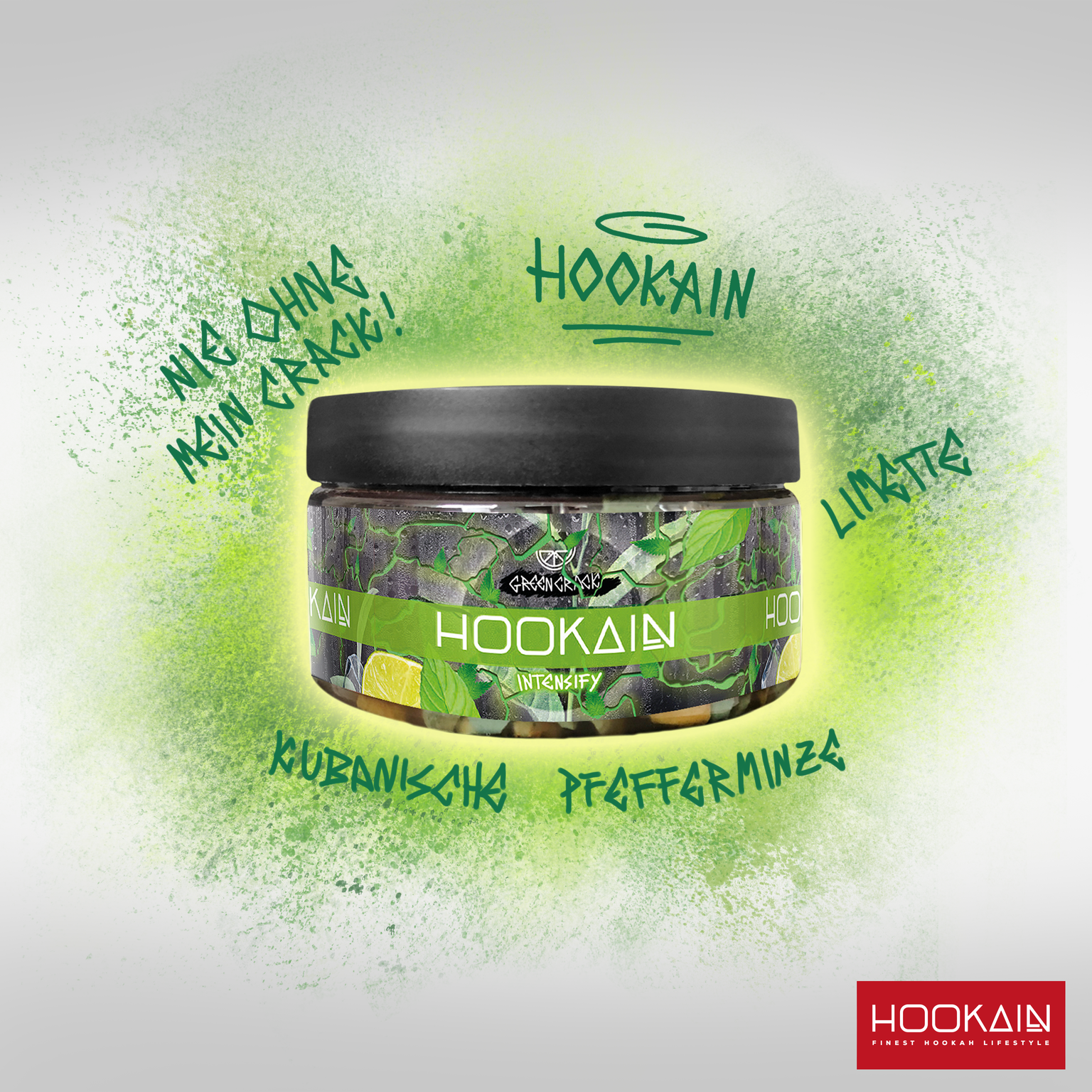 Hookain Stones Green Crack 100g