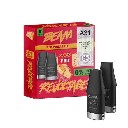 Revoltage Beam Pod 2er Red Pineapple 0 mg/ml