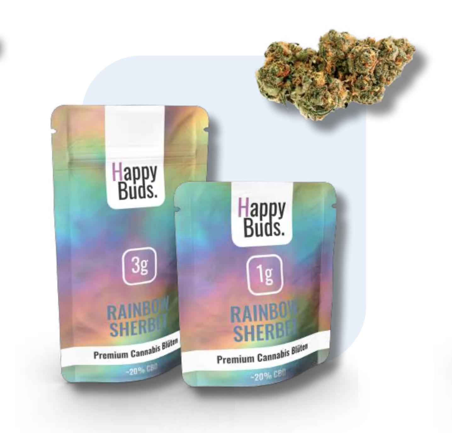 Happy Buds Rainbow Sherbet 3g