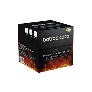 Babba Coco Naturkohle 26mm Gastro 1Kg Babba Coco Naturkohle 26mm Gastro 1Kg