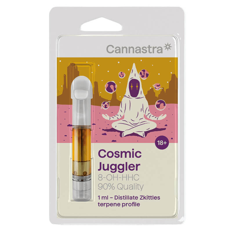 Cannastra Kartuschen 90% 1ml 8-OH-HHC Cosmic Jugler ( Zkittlez )