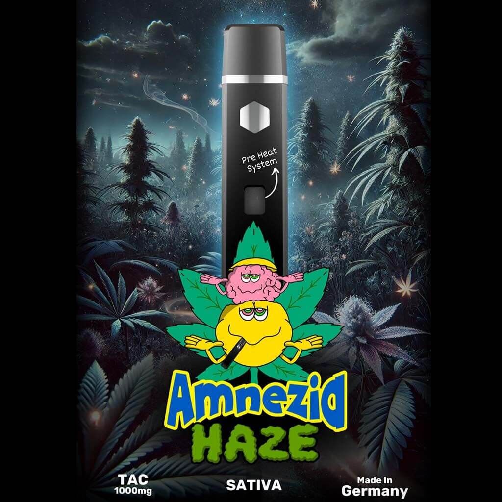 Happy Amsterdam Tac Vape 1ml Amnezia Haze Happy Amsterdam Tac Vape 1ml Amnezia Haze