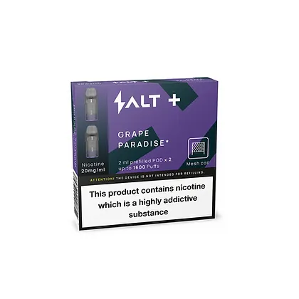 Salt Plus Pod System 2er Pod Grape Paradise Salt Plus Pod System 2er Pod Grape Paradise