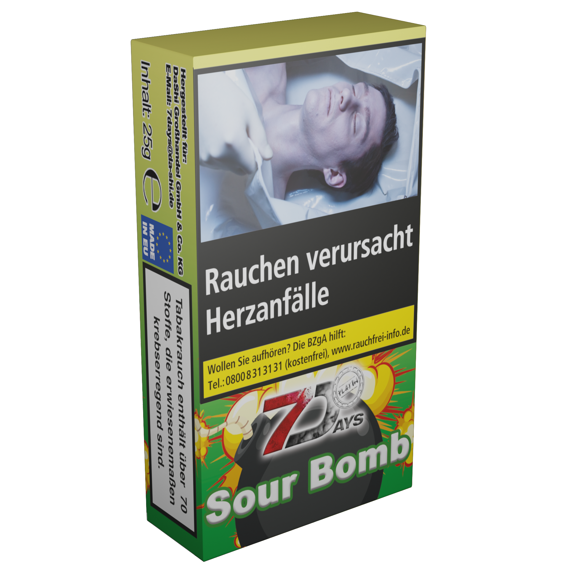 7days Platin Tabak 25g Sour Bomb 7days Platin Tabak 25g Sour Bomb