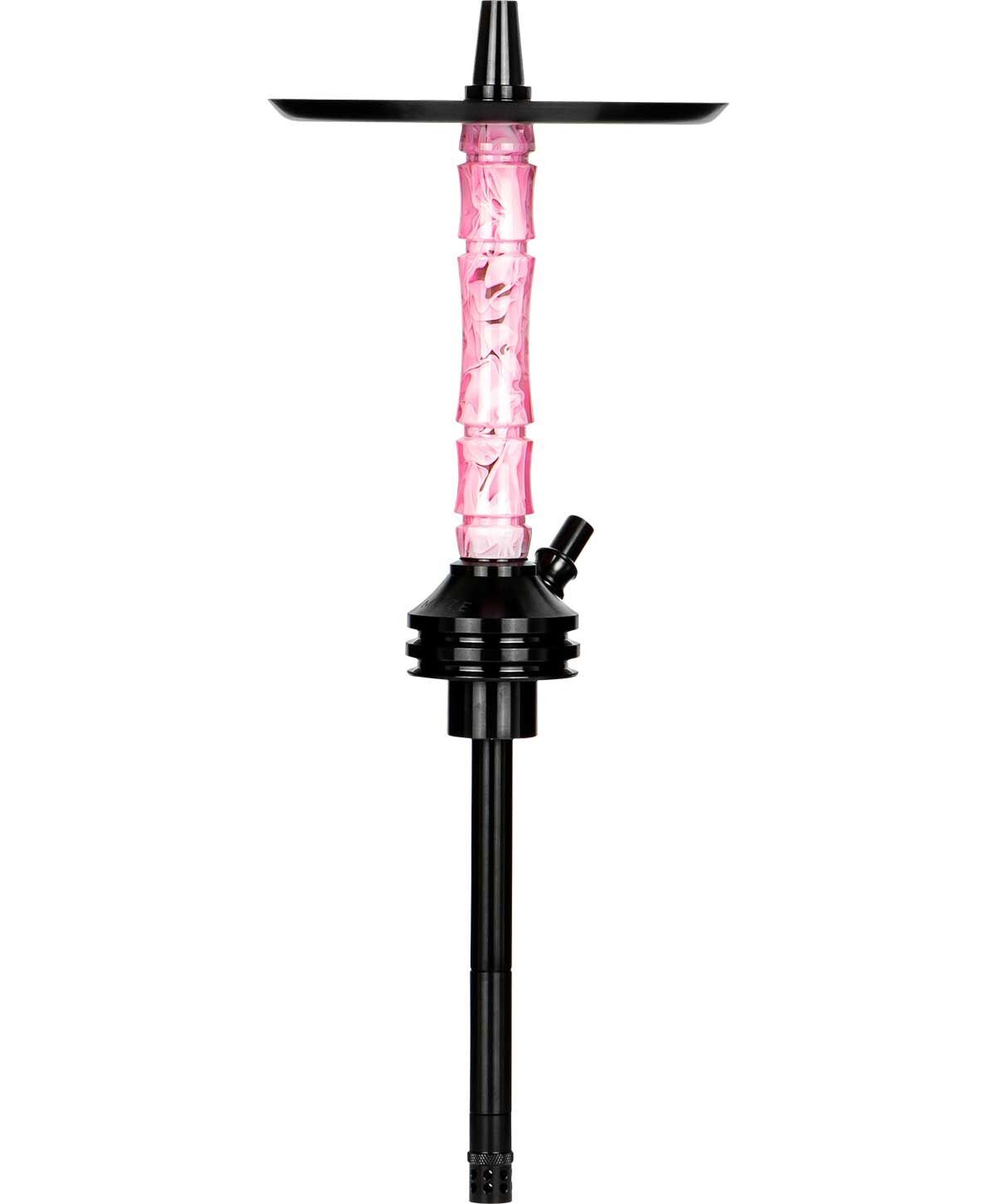 Moze Varity Lounge Black Rauchsäulenset Black Steel Wavy Pink