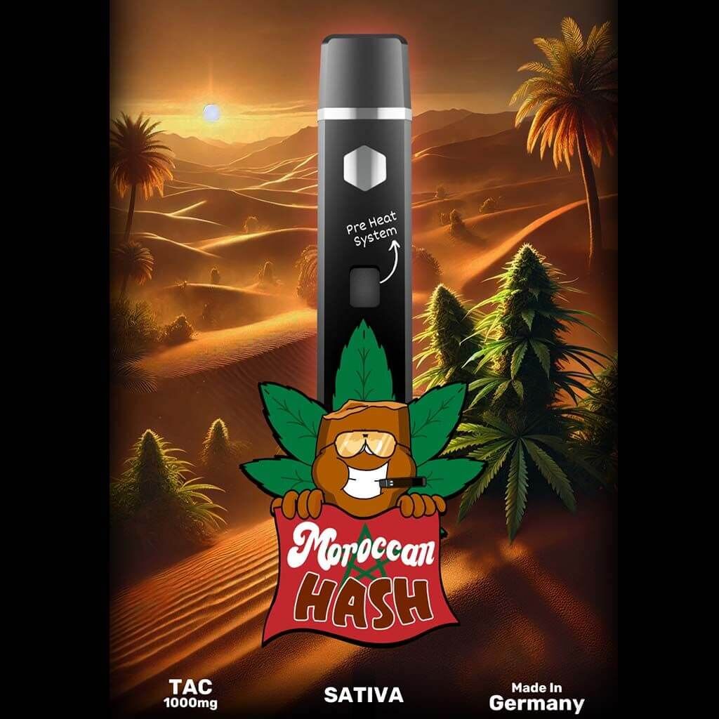 Happy Amsterdam Tac Vape 1ml Moroccan Hash