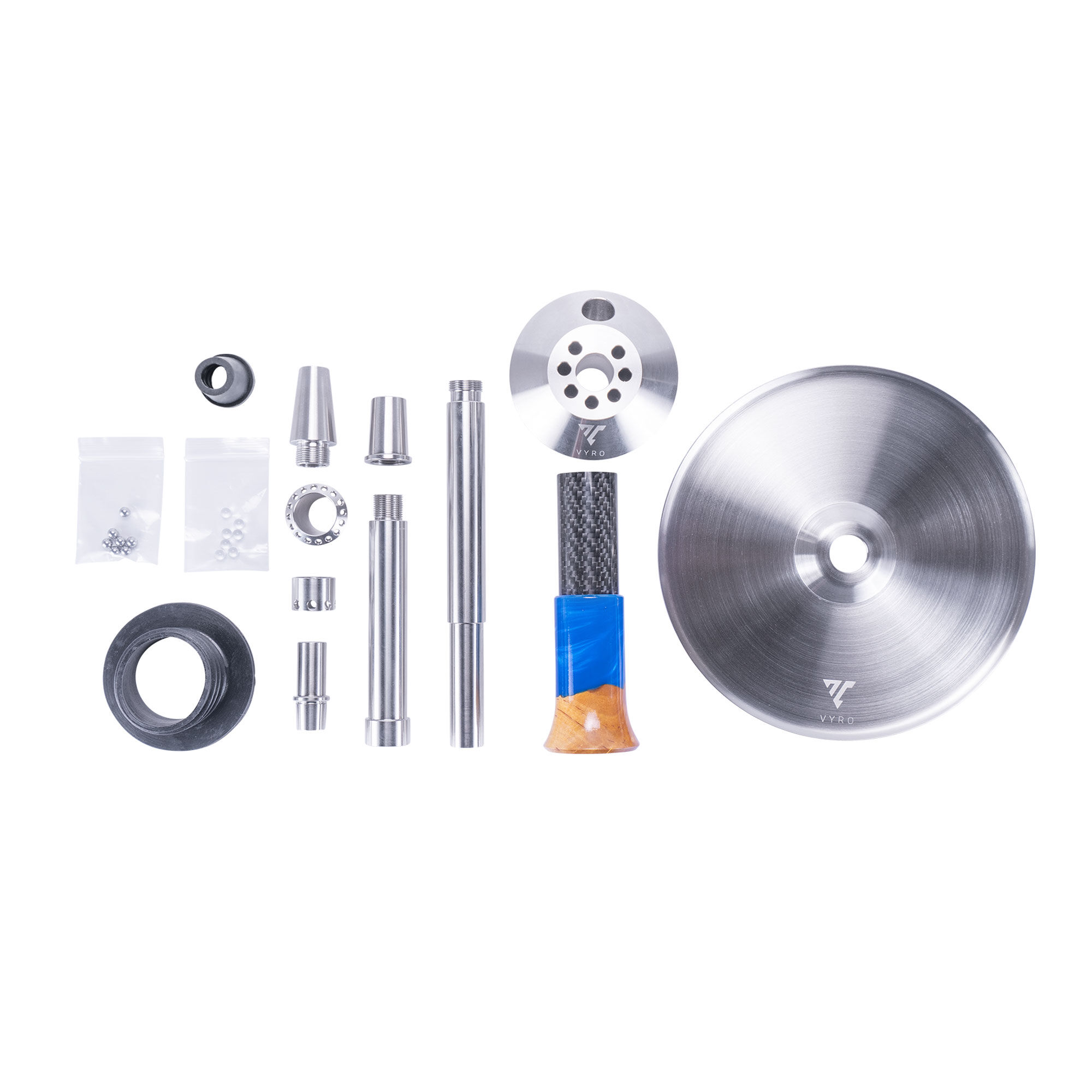 VYRO Penta Shisha White Frozen Black