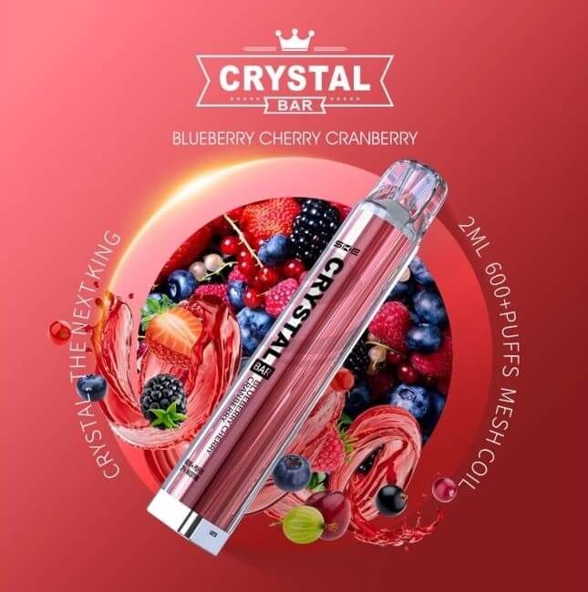 Crystal Bar SKE  600 Blueberry Cherry Cranberry