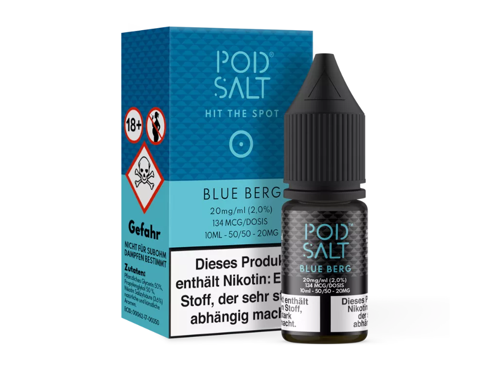 Pod Salt Nikotinsalz 10ml Blue Berg 20 mg