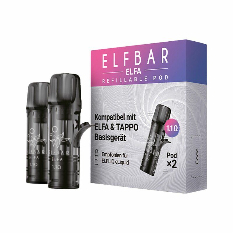 Elfbar ELFA Refillable Pods (2 pcs)  0,8 ohms