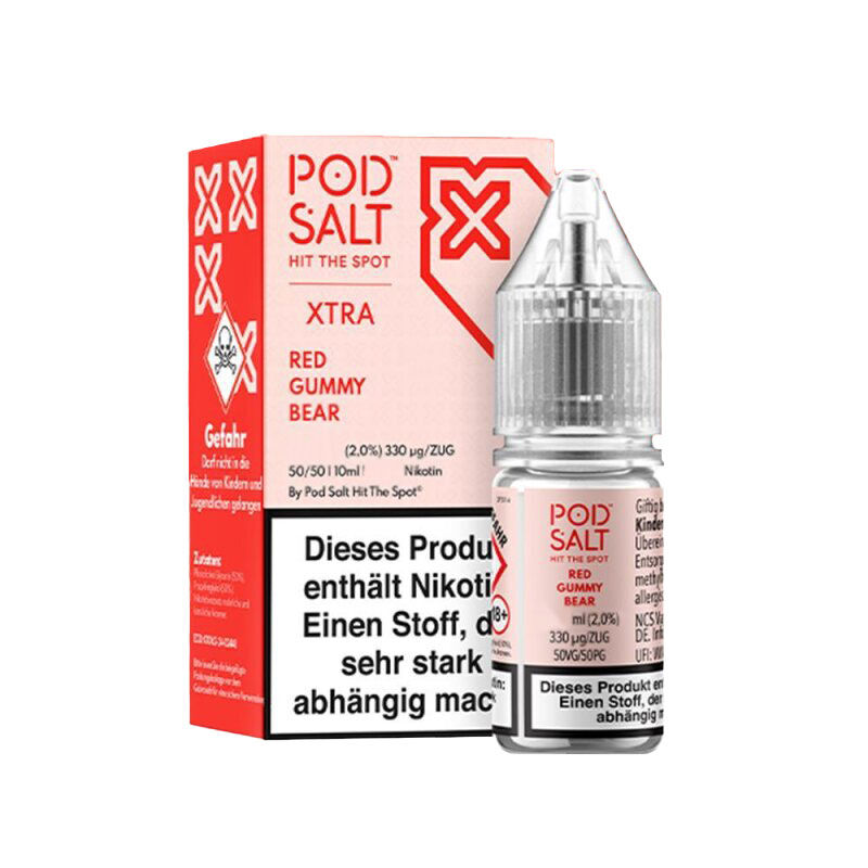 Pod Salt Nikotinsalz 10ml PX Red Gummy Bear-10 mg