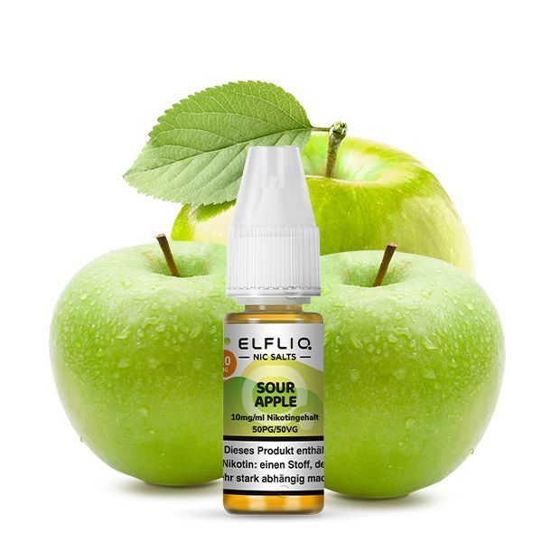 ELFLIQ by Elfbar 10ml Sour Apple-10 mg/ml
